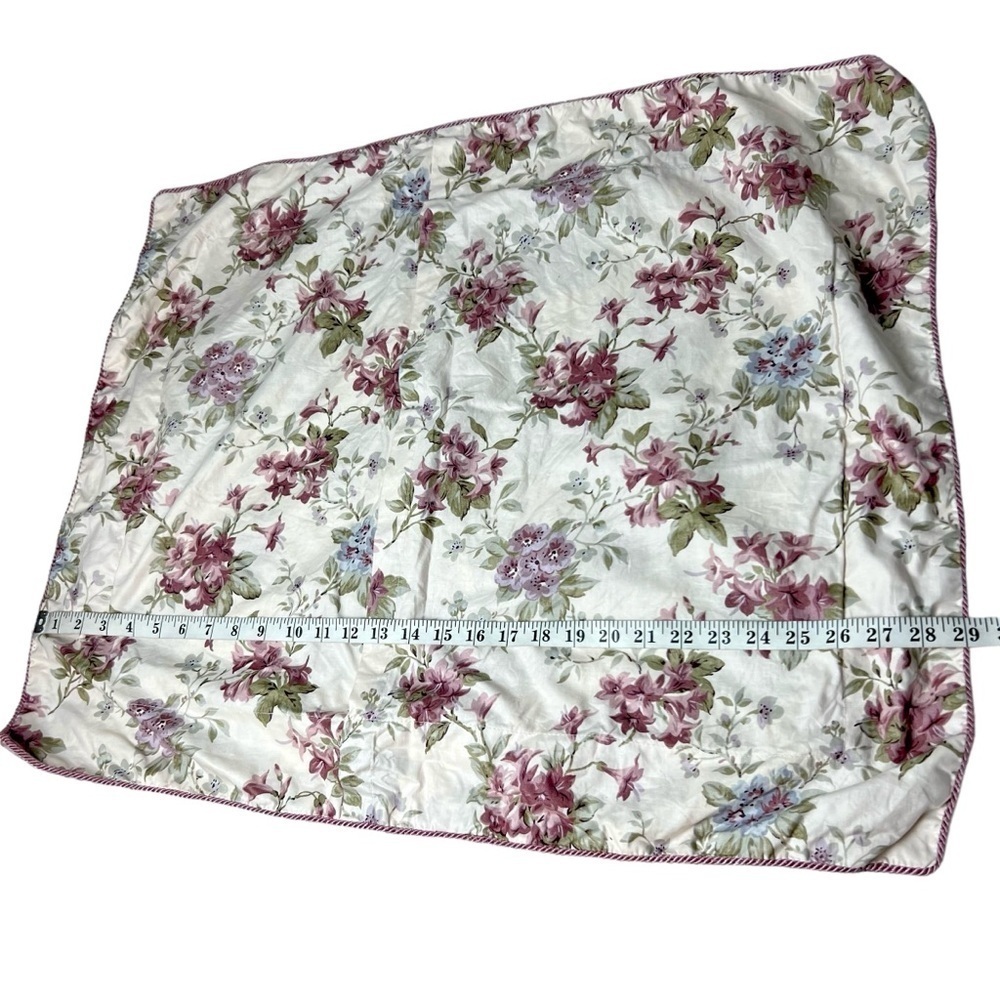 2 Waverly Rose Standard Pillow Shams Floral Gingham Norfolk Sonata Cottagecore - Picture 7 of 10
